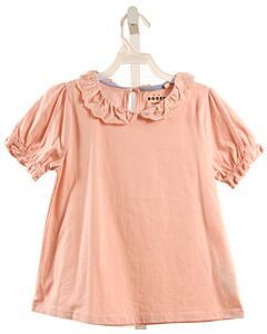 MINI BODEN  PINK    KNIT SS SHIRT WITH EYELET TRIM