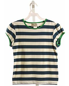 MATILDA JANE  BLUE  STRIPED  KNIT SS SHIRT