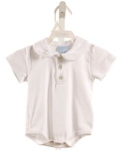 BELLA BLISS  WHITE    KNIT SS SHIRT