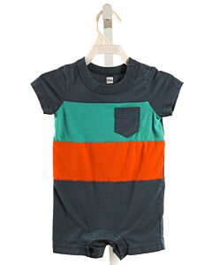 TEA  BLUE    KNIT SHORTALL