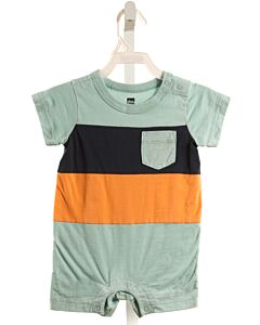 TEA  BLUE    KNIT SHORTALL