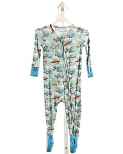 POSH PEANUT  BLUE KNIT  PRINTED DESIGN LAYETTE