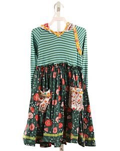 MATILDA JANE  GREEN  FLORAL  KNIT DRESS