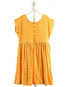 HANNA ANDERSSON  YELLOW  STRIPED  KNIT DRESS
