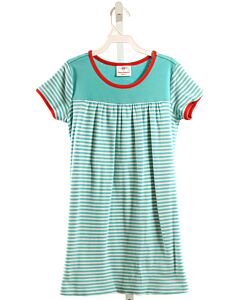 HANNA ANDERSSON  BLUE  STRIPED  KNIT DRESS