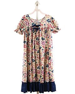 ONLY LITTLE ONCE  BLUE KNIT FLORAL  LOUNGEWEAR