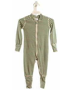 HANNA ANDERSSON  GREEN  STRIPED  LOUNGEWEAR