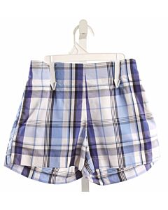 CPC  BLUE  PLAID  SHORTS