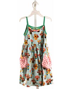 MATILDA JANE AQUA FLORAL KNIT DRESS