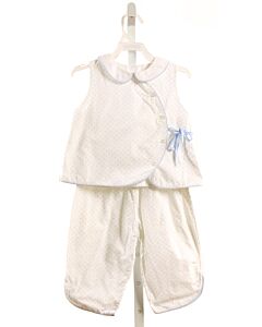 NO TAG LT BLUE POLKA DOT 2-PIECE OUTFIT