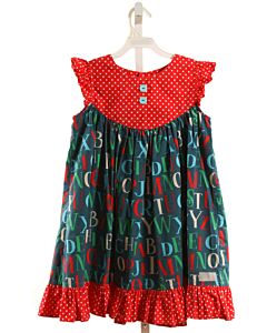 ELEANOR ROSE  MULTI-COLOR   PRINTED DESIGN DRESS