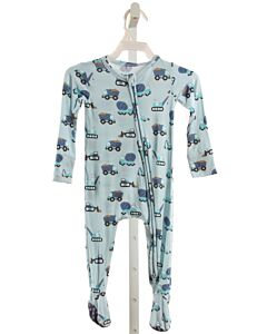 POSH PEANUT  AQUA   PRINTED DESIGN LAYETTE