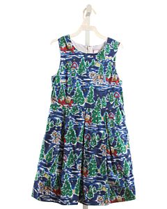 CPC  BLUE   PRINTED DESIGN DRESS