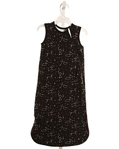 KYTE  BLACK   PRINTED DESIGN BLANKET