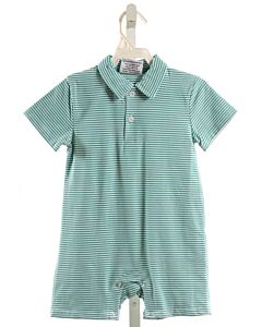 SMOCK CANDY  MINT  STRIPED  SHORTALL