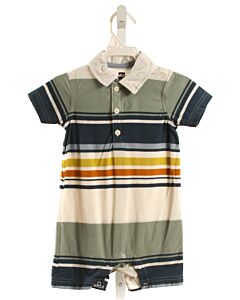 TEA  BLUE  STRIPED  SHORTALL