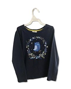 HANNA ANDERSSON  NAVY   PRINTED DESIGN KNIT LS SHIRT