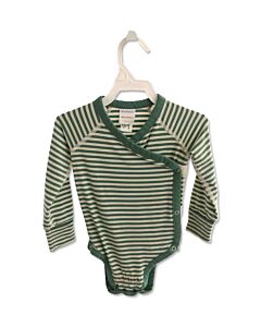 HANNA ANDERSSON  GREEN  STRIPED  KNIT LS SHIRT
