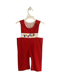 SMOCKED OR NOT  RED   SMOCKED LONGALL
