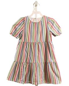 CREWCUTS  MULTI-COLOR SEERSUCKER STRIPED  DRESS