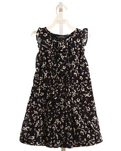POLO BY RALPH LAUREN  NAVY  FLORAL  DRESS WITH RUFFLE