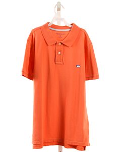 SOUTHERN TIDE  ORANGE PIQUE   KNIT SS SHIRT