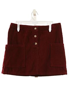 ZARA  MAROON CORDUROY   SKIRT