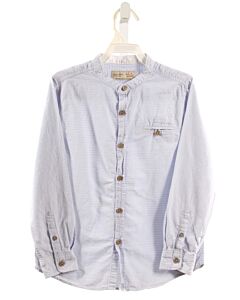 ZARA  LT BLUE  WINDOWPANE  DRESS SHIRT