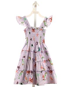 HILL HOUSE  LAVENDER   SMOCKED DRESS