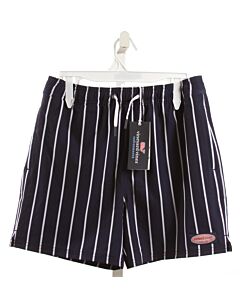 VINEYARD VINES  NAVY  STRIPED  SWIM TRUNKS