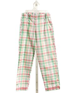 CPC  MINT  PLAID  PANTS WITH RIC RAC