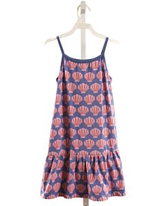 HANNA ANDERSSON  BLUE   PRINTED DESIGN KNIT DRESS