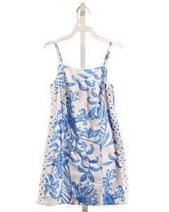 LILLY PULITZER  BLUE  FLORAL  DRESS