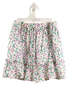 MADRAS  PURPLE  FLORAL  SKIRT