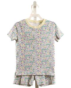 JOY STREET  GREEN   PRINTED DESIGN LONGALL