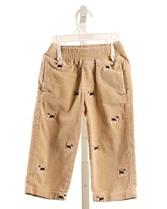 THE BEAUFORT BONNET COMPANY  BROWN CORDUROY  EMBROIDERED PANTS
