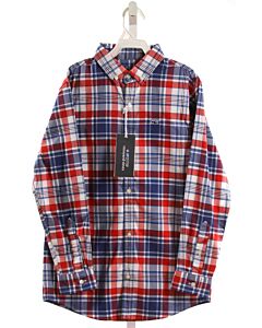 VINEYARD VINES  BLUE  PLAID  DRESS SHIRT