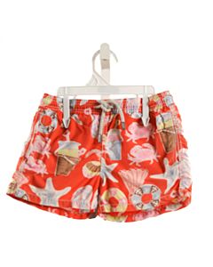 VILEBREQUIN  ORANGE   PRINTED DESIGN SWIM TRUNKS