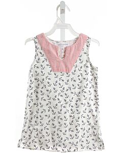 PETIT PEONY  WHITE  PRINT  DRESS