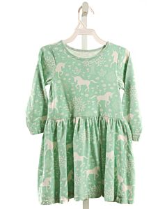 WINTER WATER FACTORY  MINT   PRINTED DESIGN KNIT DRESS
