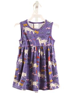 HANNA ANDERSSON  PURPLE   PRINTED DESIGN KNIT DRESS