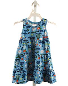 HANNA ANDERSSON  BLUE  FLORAL  KNIT DRESS
