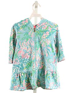 LILLY PULITZER  BLUE  FLORAL PRINTED DESIGN COVER UP
