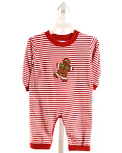 GLORIMONT  RED KNIT STRIPED  LONGALL