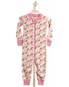 HANNA ANDERSSON  PINK KNIT  PRINTED DESIGN LOUNGEWEAR