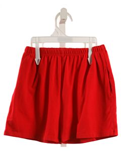 THE OAKS APPAREL   RED KNIT   SHORTS