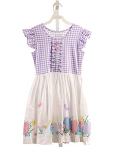 ELEANOR ROSE  LAVENDER  GINGHAM  DRESS