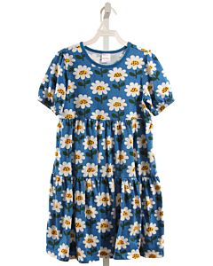 HANNA ANDERSSON  BLUE  FLORAL  KNIT DRESS