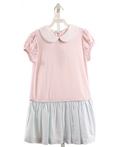 LULLABY SET  LT PINK  GINGHAM  KNIT DRESS