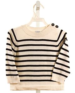 PETIT BATEAU  NAVY  STRIPED  SWEATER